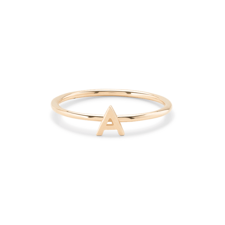 Mejuri letter ring store