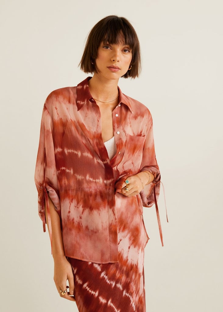 Mango tie-dye blouse