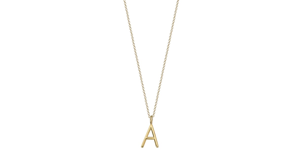 Sarah chloe store initial necklace