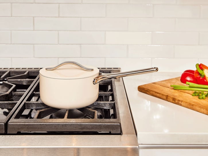 CARAWAY Stainless Steel 8 Fry Pan & 1.75-Quart Sauce Pan Set