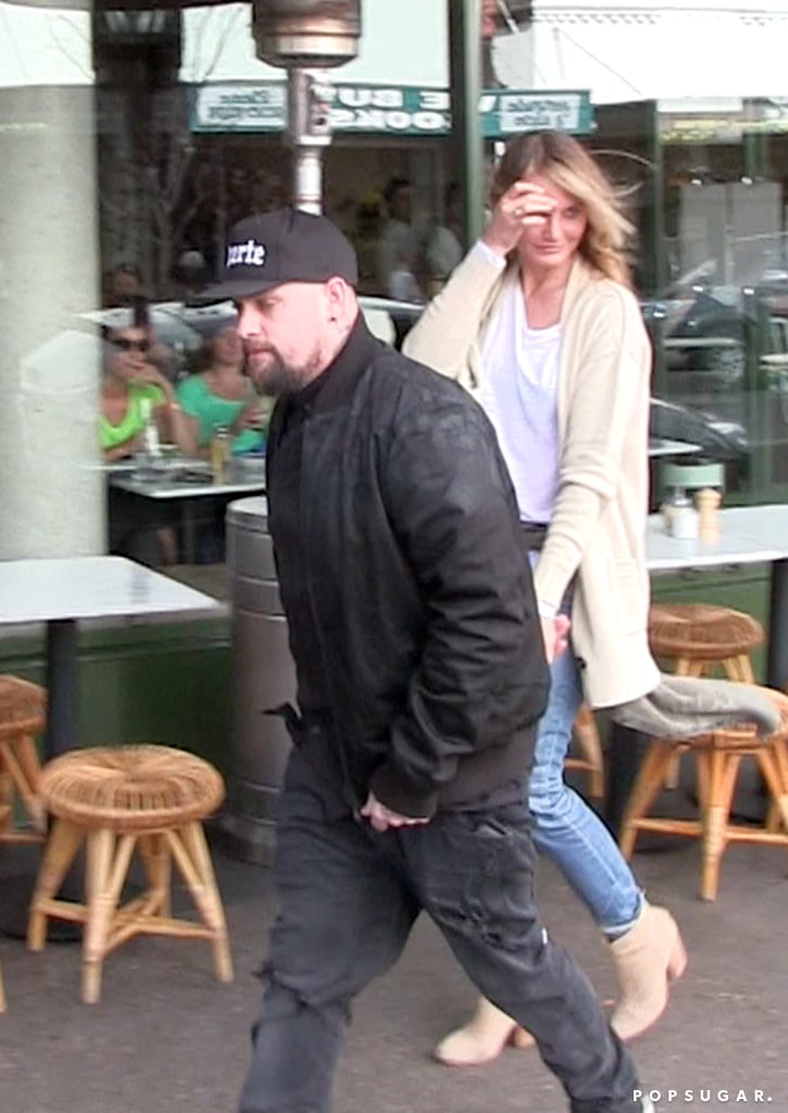 Cameron Diaz and Benji Madden at Breakfast in Australia