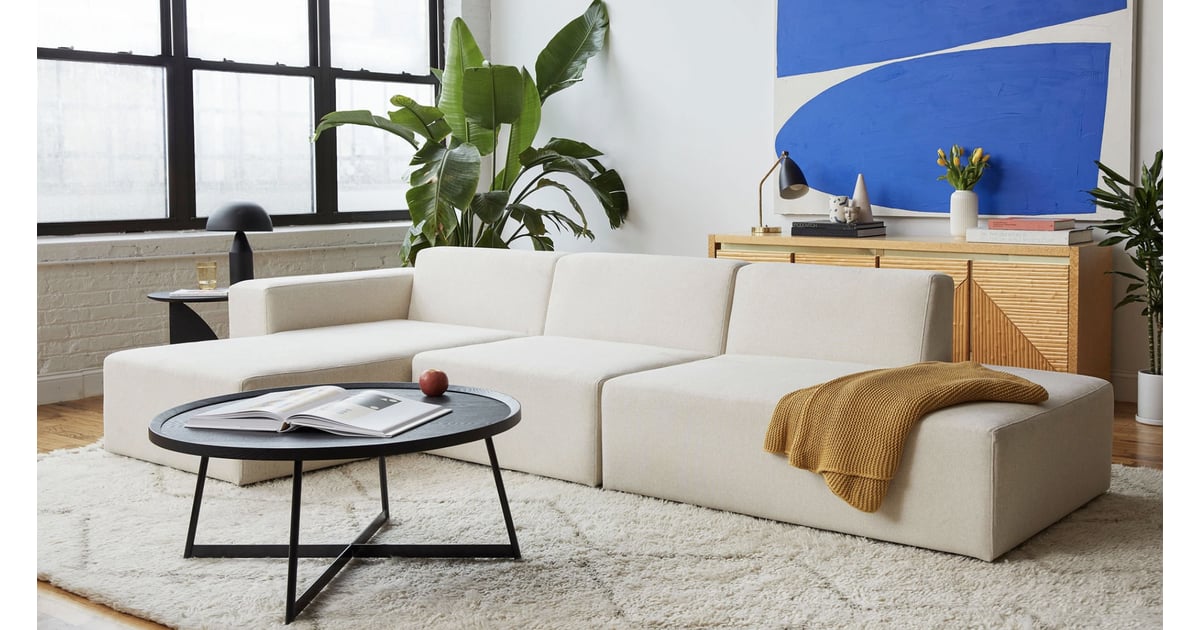 Best Floor Sofa Floyd Sectional ThreeSeater Sofa With Chaise 15