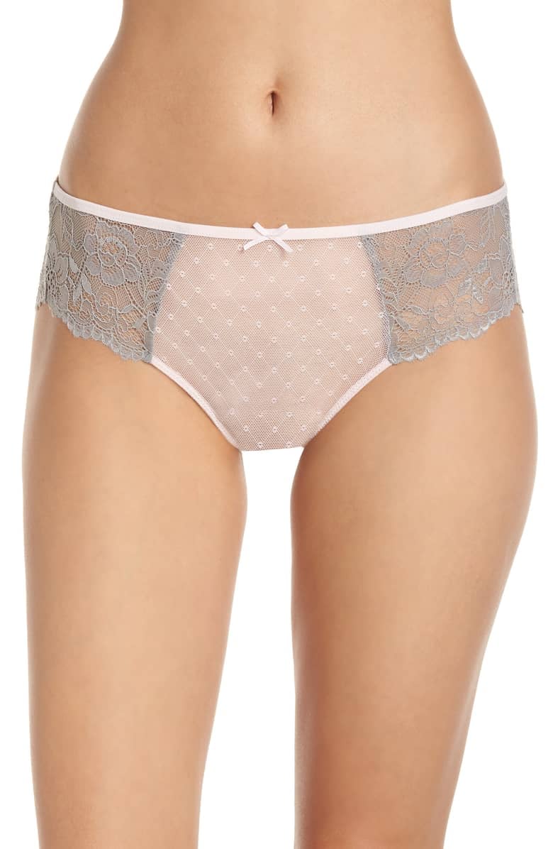 Make and Model Lace & Mesh Hipster Briefs