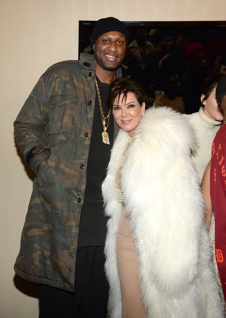 Lamar Odom at Kanye West's Yeezy Season 3 Show