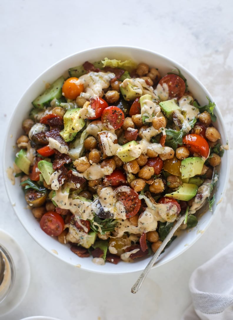 Chickpea Bacon Ranch Chopped Breakfast Salad