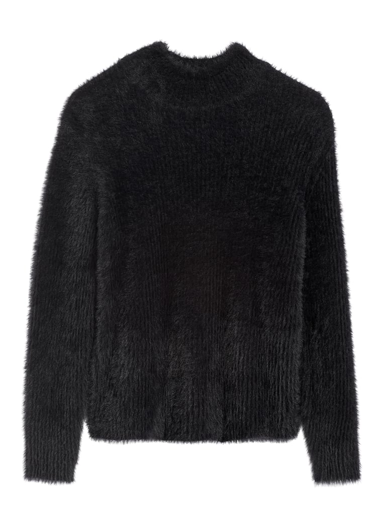 Cropped Fuzzy Sweater