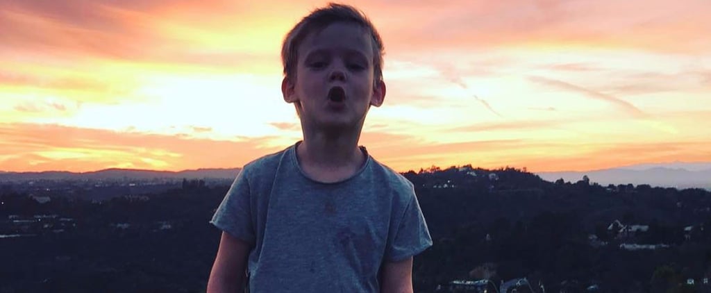 Hilary Duff's Photo of Luca on His Birthday March 2017