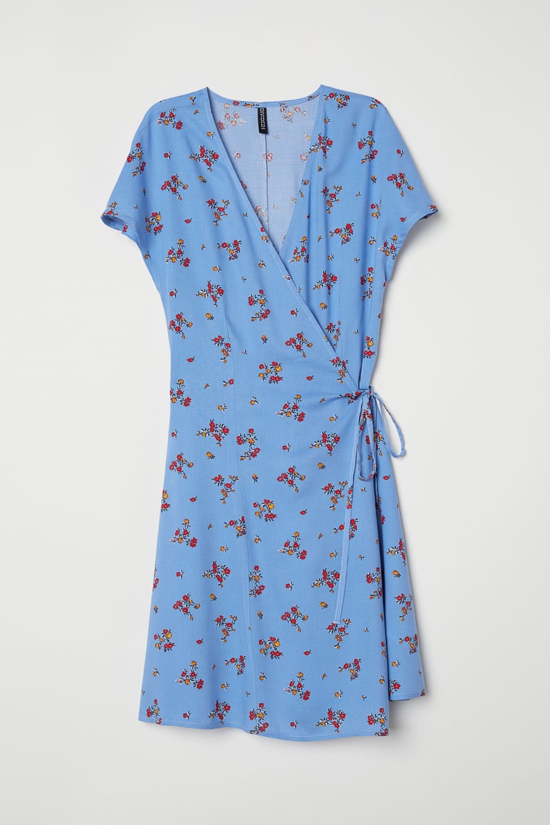 H&M Patterned Wrap Dress