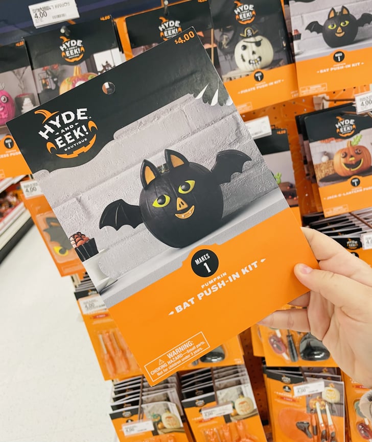 Spooktacular Bat: Hyde & Eek! Boutique Pumpkin Push-In Halloween 