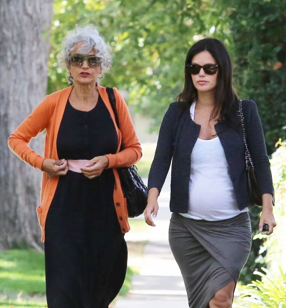 Pregnant Rachel Bilson Walking With Her Mom in LA