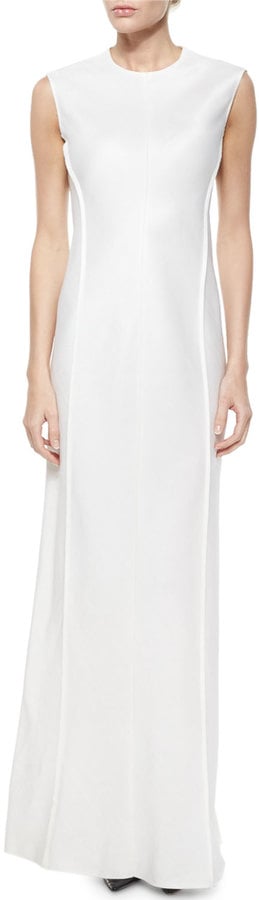 The Row Sista Sleeveless Gown, Rose Cream ($2,050) | Wedding Dresses ...