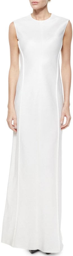 The Row Sista Sleeveless Gown, Rose Cream ($2,050)