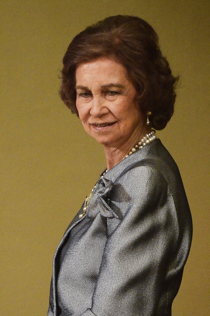 Queen Sofía in Oviedo, Spain.