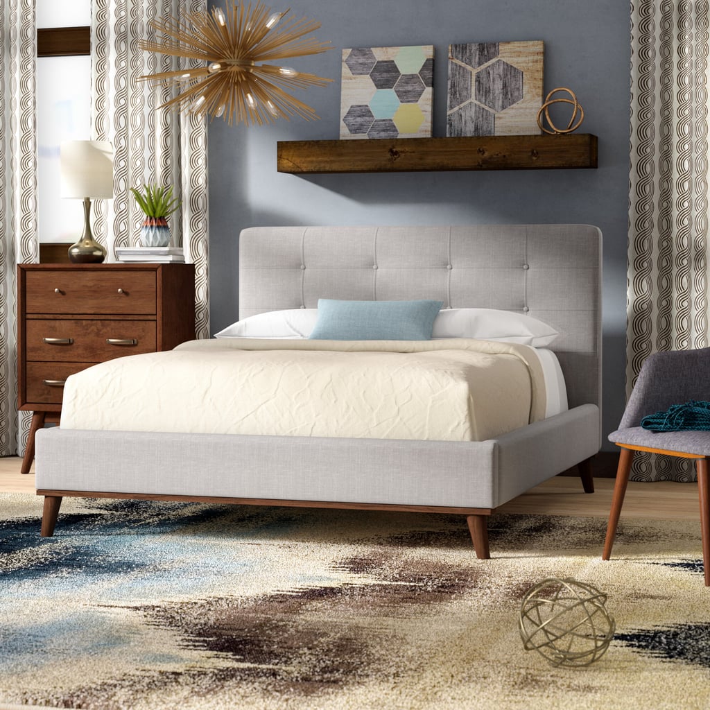 Jeterson Tufted Low Profile Platform Bed