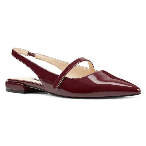 Nine West Rilee Pointed Toe Slingback Flats