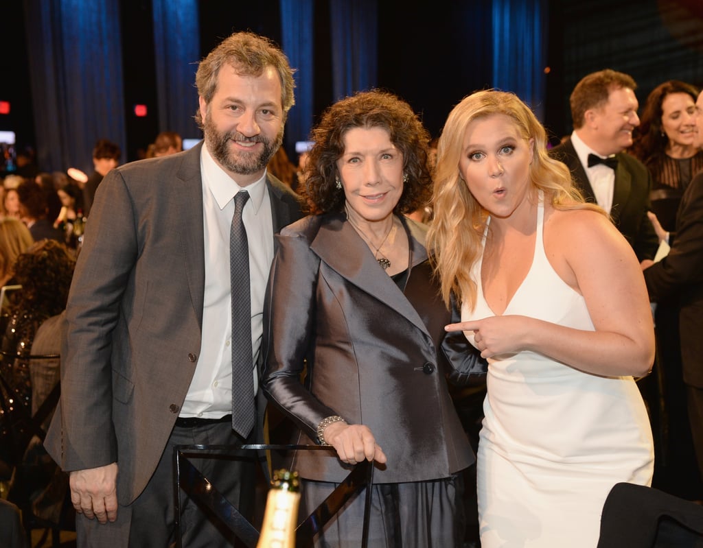 Pictured: Judd Apatow, Lily Tomlin, and Amy Schumer
