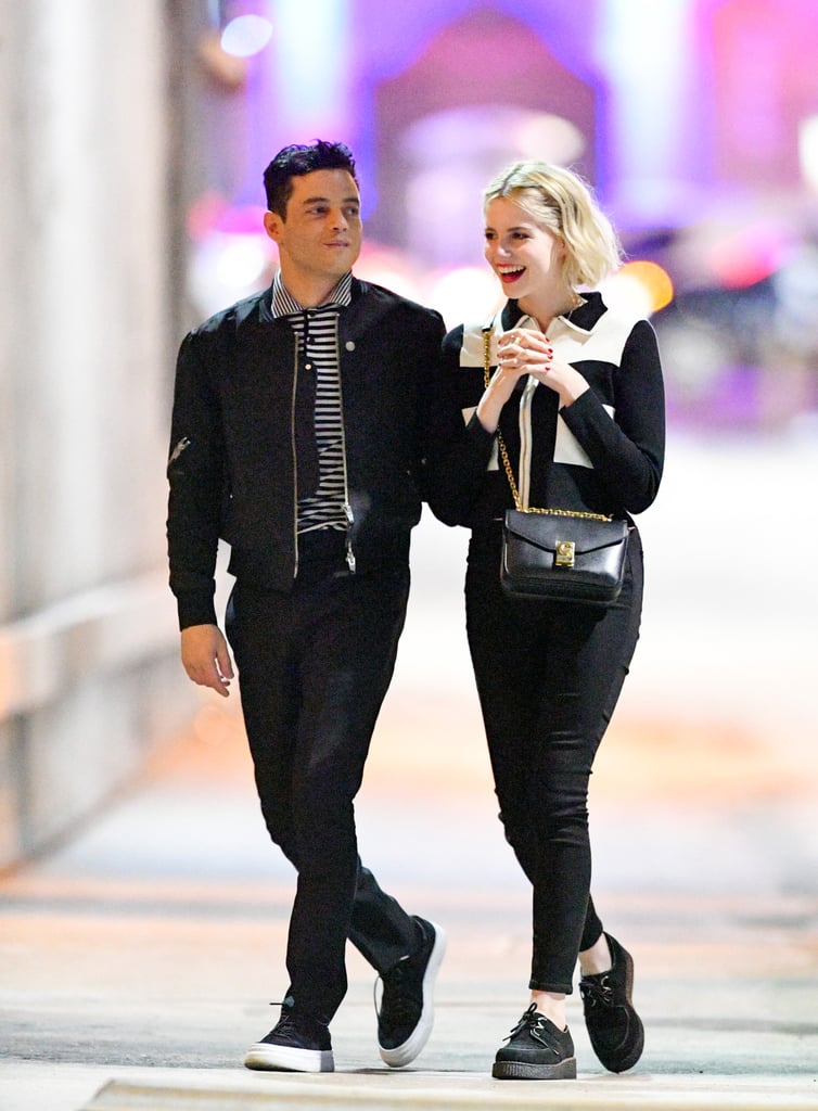 Rami Malek and Lucy Boynton Out in LA January 2019