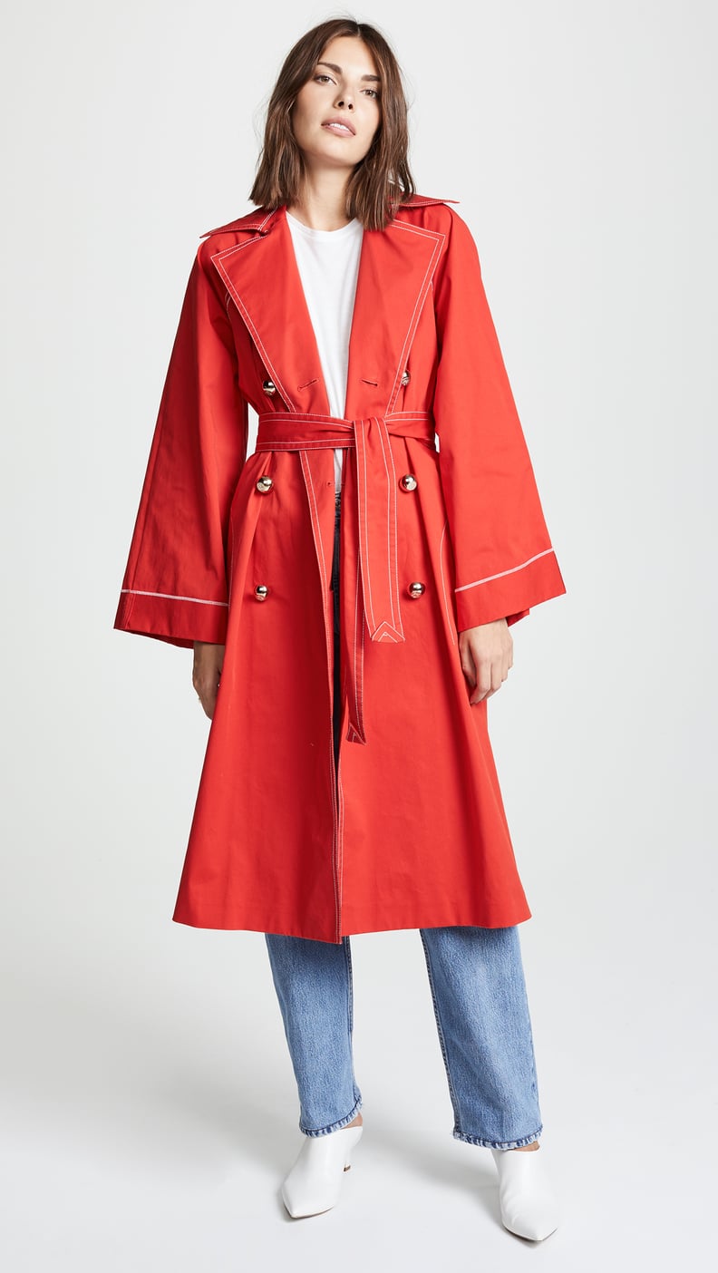 Nina Ricci Red Trench Coat