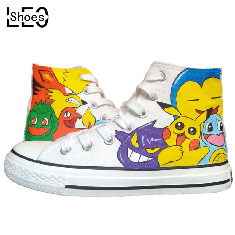 Animation Pokémon Painted Shoes