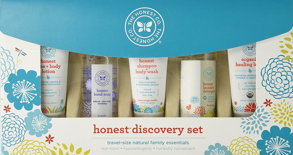 Not sure which product you want to try? The Honest Company Essentials Sample Collection  ($25, originally $27) is an ideal starter pack. It comes with hand soap, face + body lotion, healing balm, and shampoo + body wash.