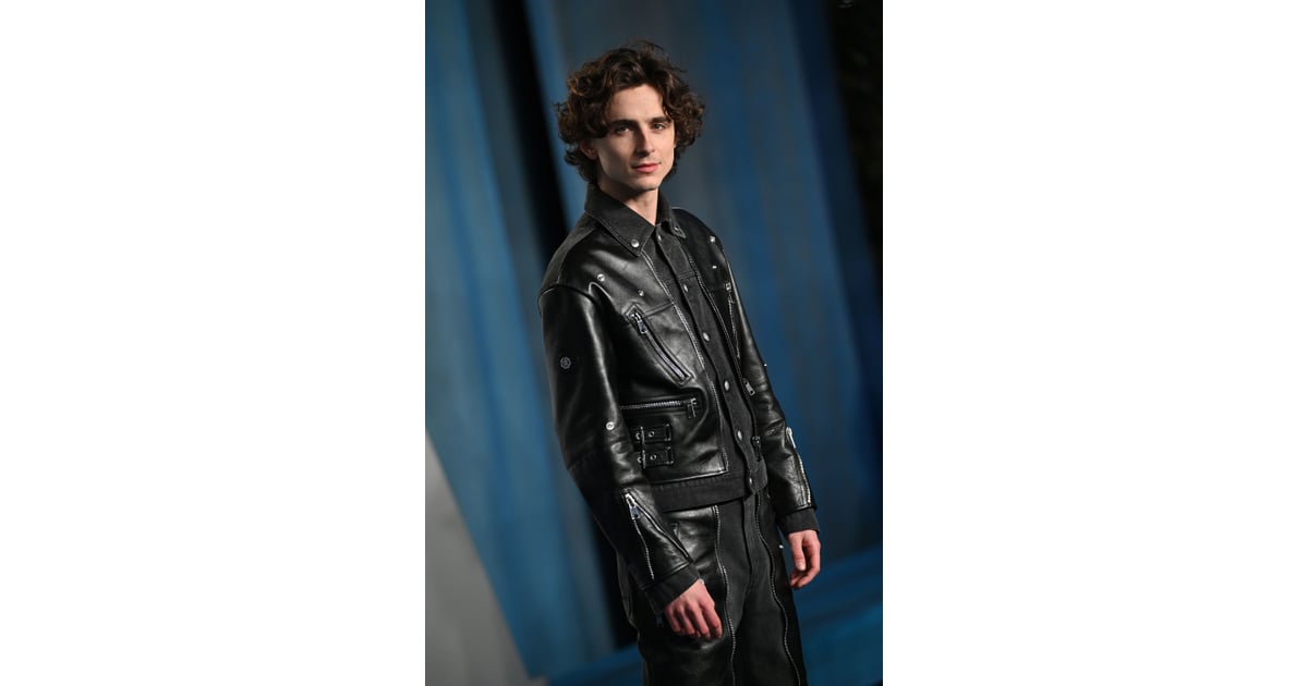 Timothée Chalamet's Biker Outfit at the Oscars Afterparty