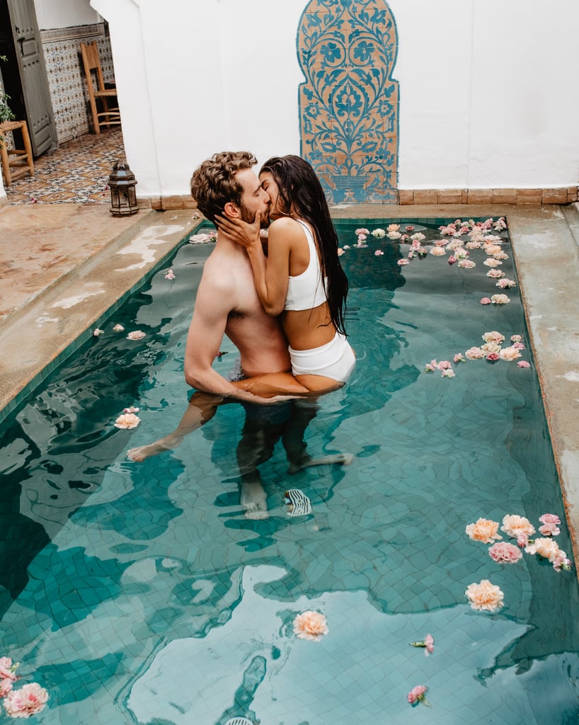 Sexy Moroccan Pool Couples Photo Shoot