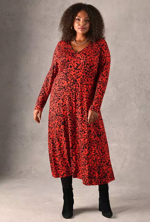 Christmas party dress curve outlet