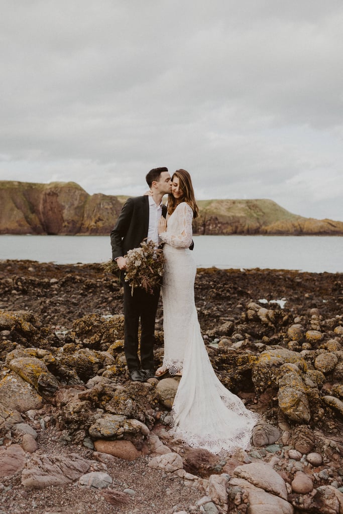 Elopement Shoot at Dunnottar Castle in Scotland