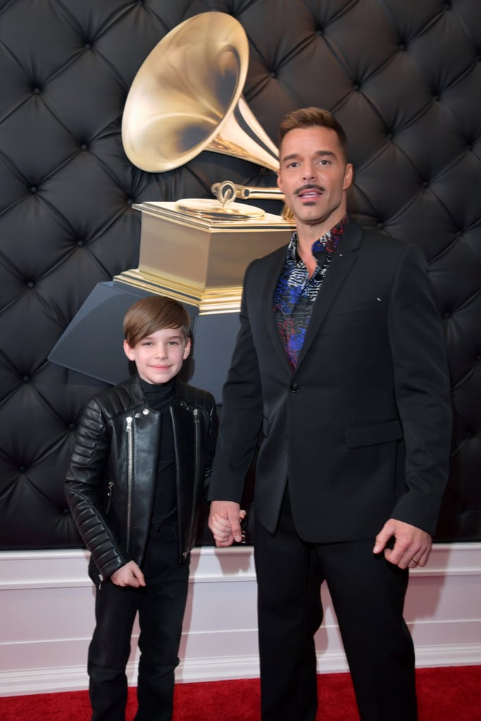 Ricky Martin and His Son at the 2019 Grammys