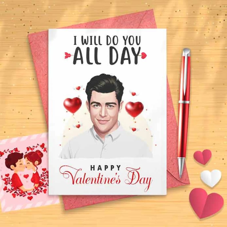 For New Girl Fans: Funny Schmidt Valentine's Day Card