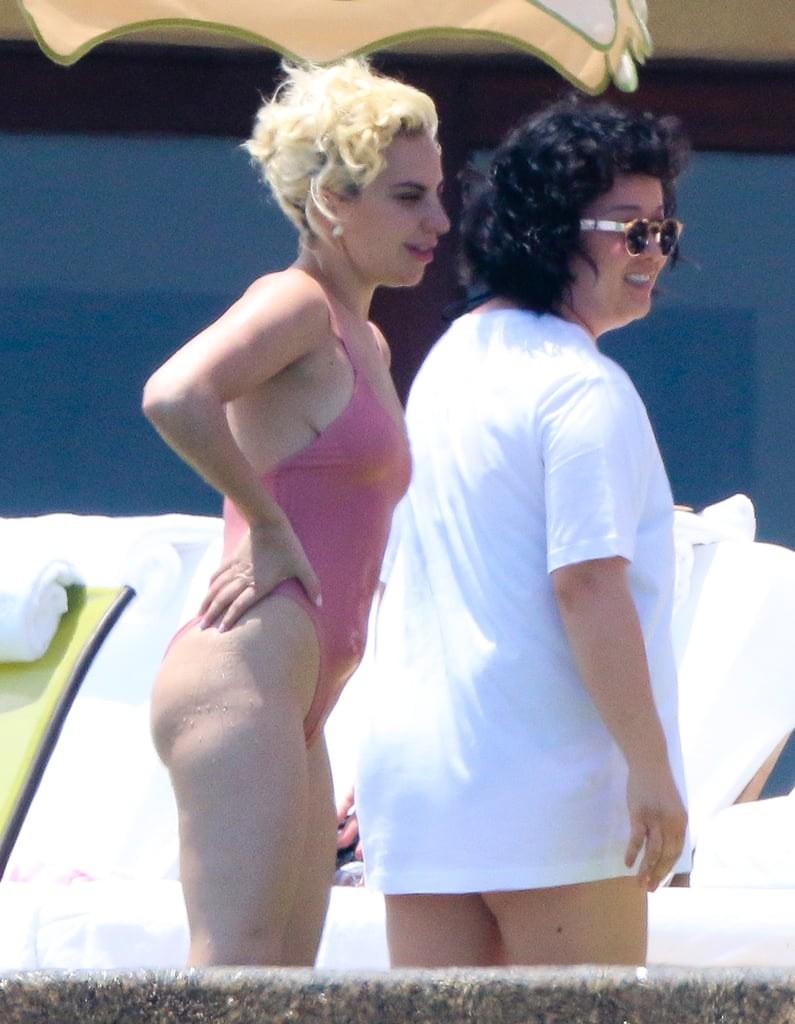 Lady Gaga Wearing Swimsuit in Mexico After Breakup July 2016