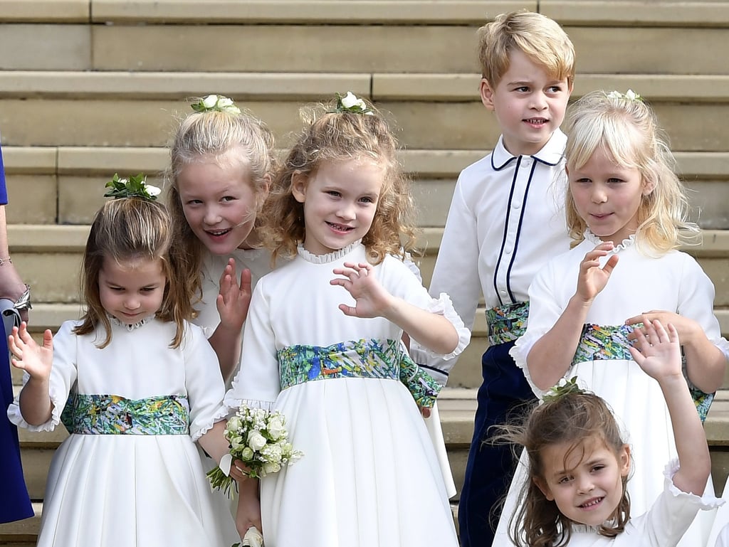 George and Charlotte at Eugenie's Wedding Pictures