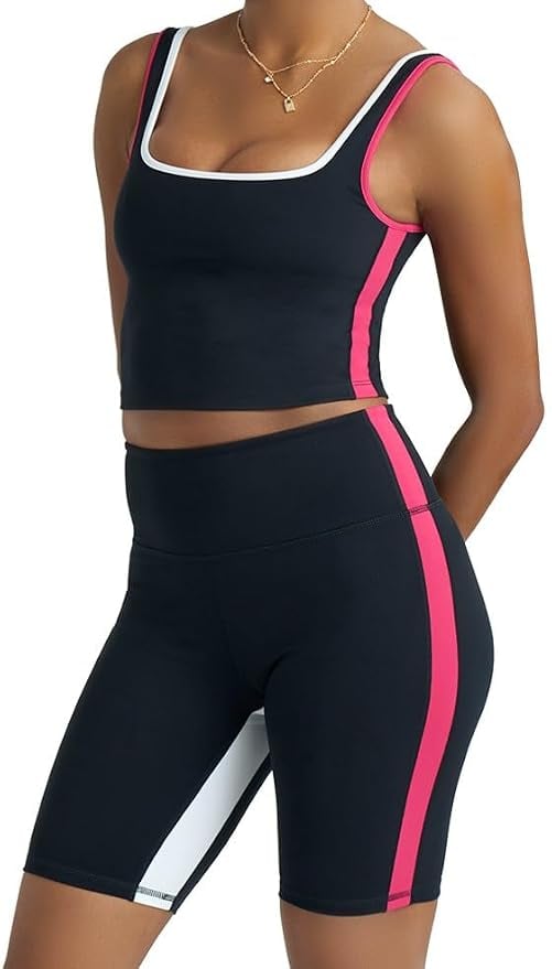 Popsugar Tank Top Shelf Sports Bra and Matching Biker Short Set ($25)
There is no better motivation to head out on a run than wearing a new matching set.