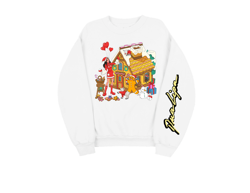 Gingerbread House and Friends White Crewneck