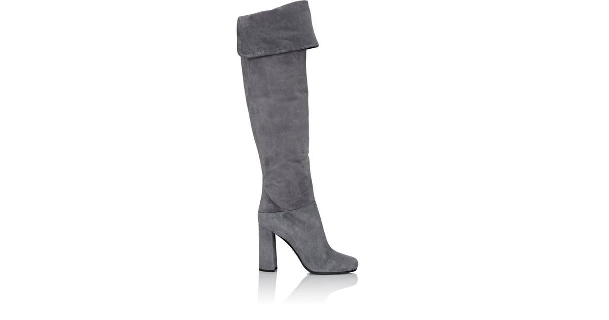 prada over knee boots