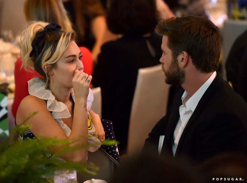 Miley Cyrus and Liam Hemsworth Variety Power of Women 2016