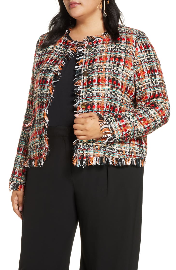 Halogen tweed clearance jacket
