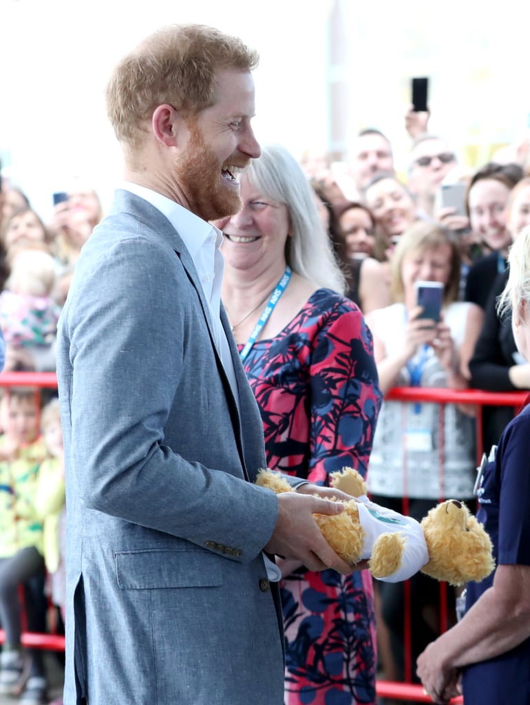 Prince Harry Visits Oxford Children's Hospital May 2019