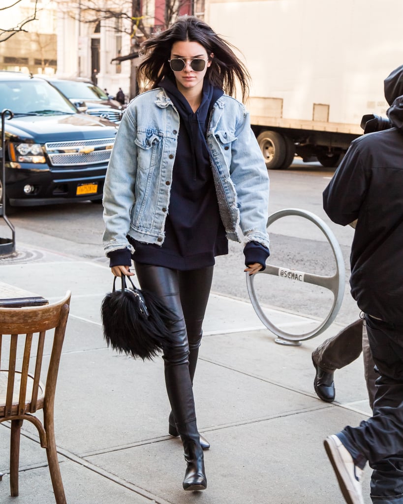 Oversize Denim Jacket Trend | POPSUGAR Fashion