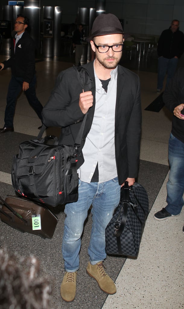 Jessica Biel and Justin Timberlake at the Airport