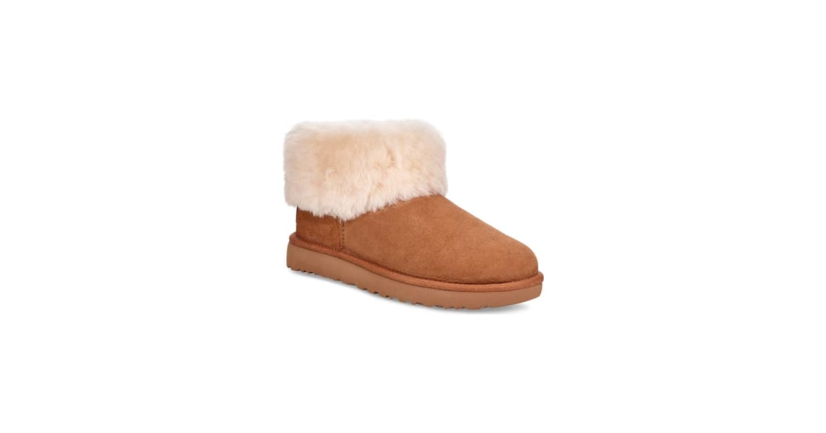 Ugg Classic Mini Fluff Genuine Shearling Booties Nordstrom Upped