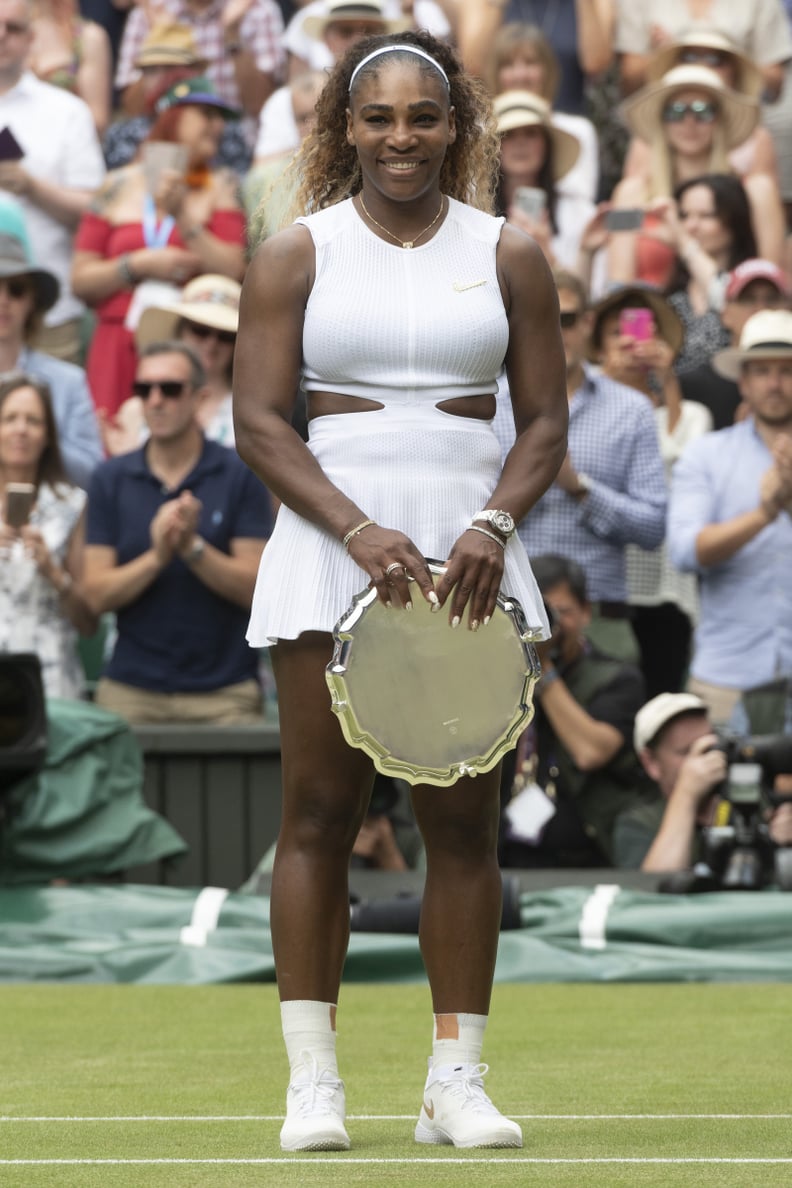 Serena Williams Stood Tall in Her Angelic White Dress