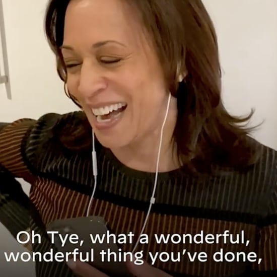 Watch Kamala Harris Call Teen Who Painted Her in Viral Video