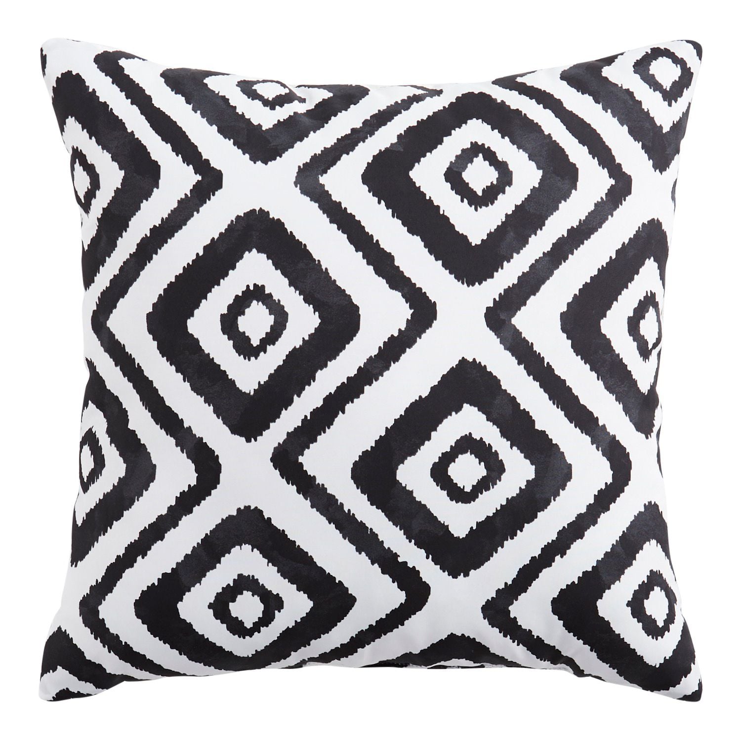 pier one black and white pillows