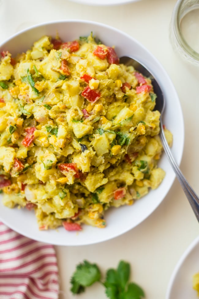 Mexican Sweet Potato Salad With Avocado Dressing