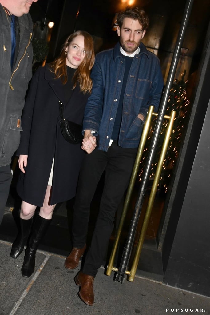 Emma Stone and Dave McCary Hold Hands Walking to SNL Party