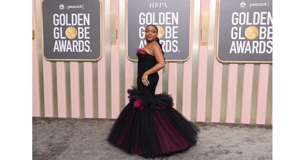 Quinta Brunson at the 2023 Golden Globe Awards | Abbott Elementary Cast
