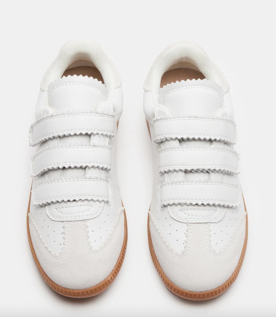 Steve Madden Momentum White Sneakers ($80)
Unlike traditional lace-up shoes, velcro sneakers are much easier to adjust to your fit preferences — especially when you're on the go. This style walking shoe from Steve Madden boasts a cool velcro closure that's elevated by its cushioned sole and leather composition. The shoes are designed for everyday wear, with a lightweight silhouette that's made to provide long-lasting support — regardless of where your day takes you.