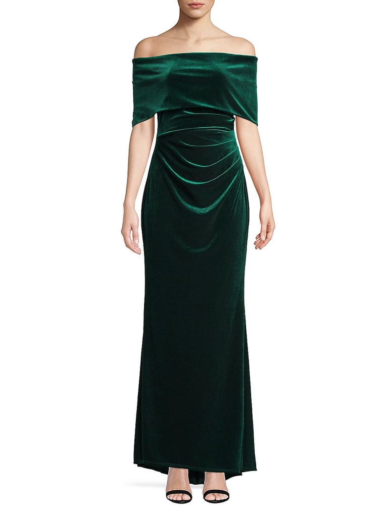 Vince Camuto Velvet Off-the-Shoulder Gown | Best Holiday Dresses From ...