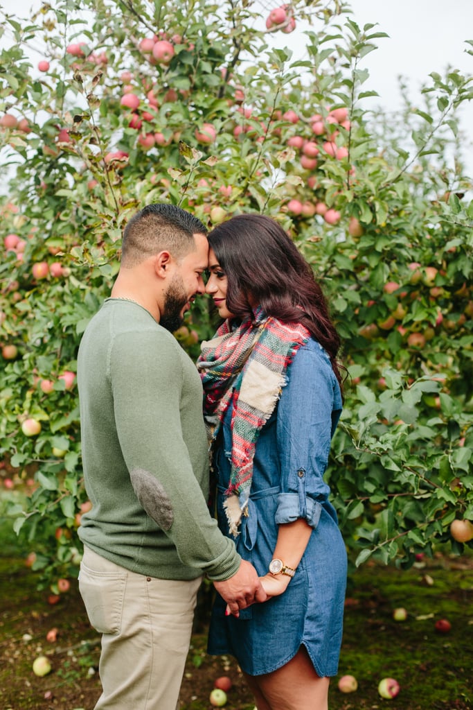 Apple Orchard Engagement Shoot